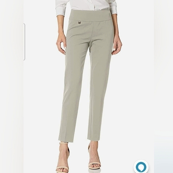 Grey SLIM-SATION by Multiples Stretch Pants, 8 - Picture 1 of 5